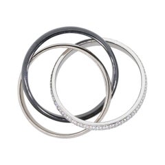 Cartier Trinity Diamond Pave Rolling Ring