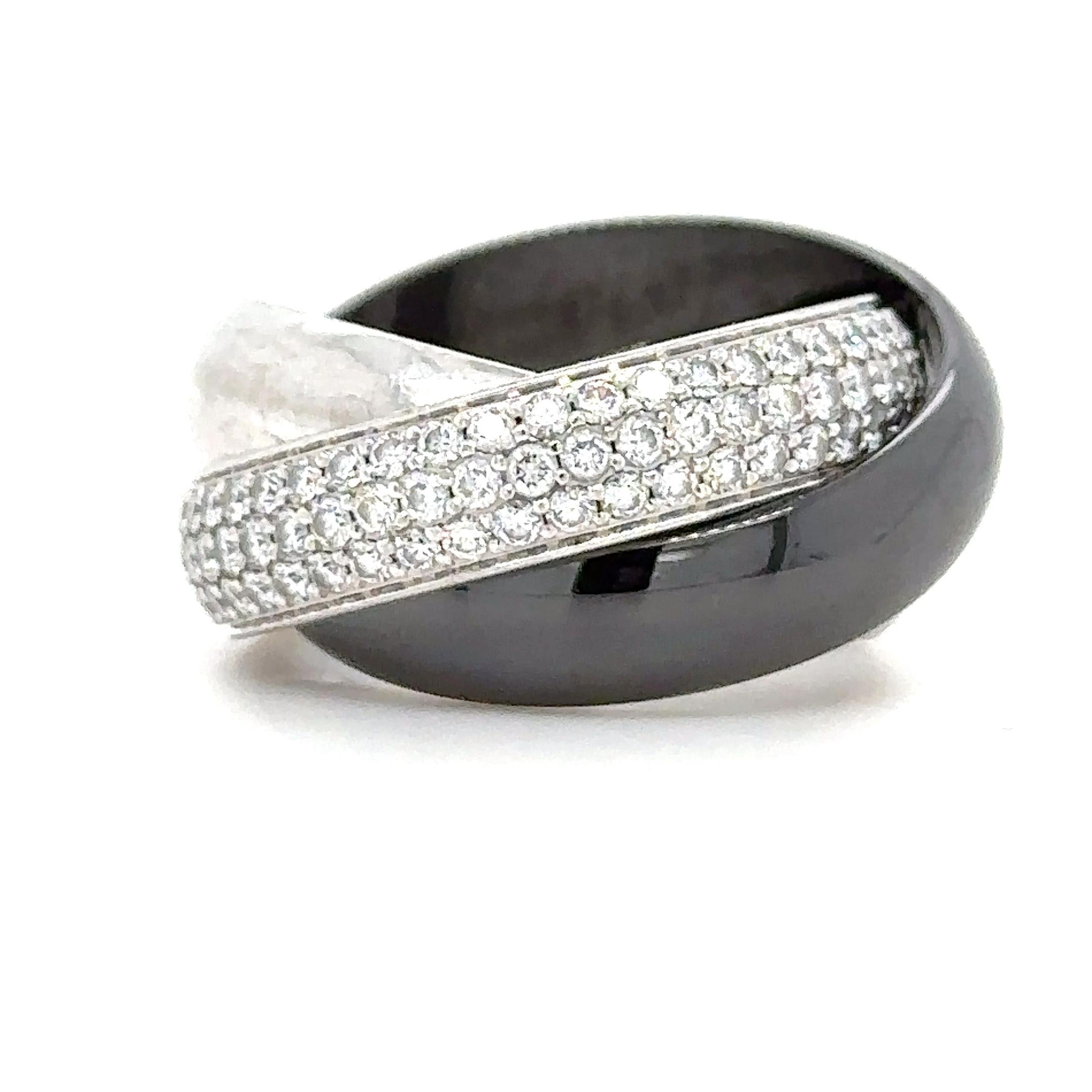 platinum trinity ring