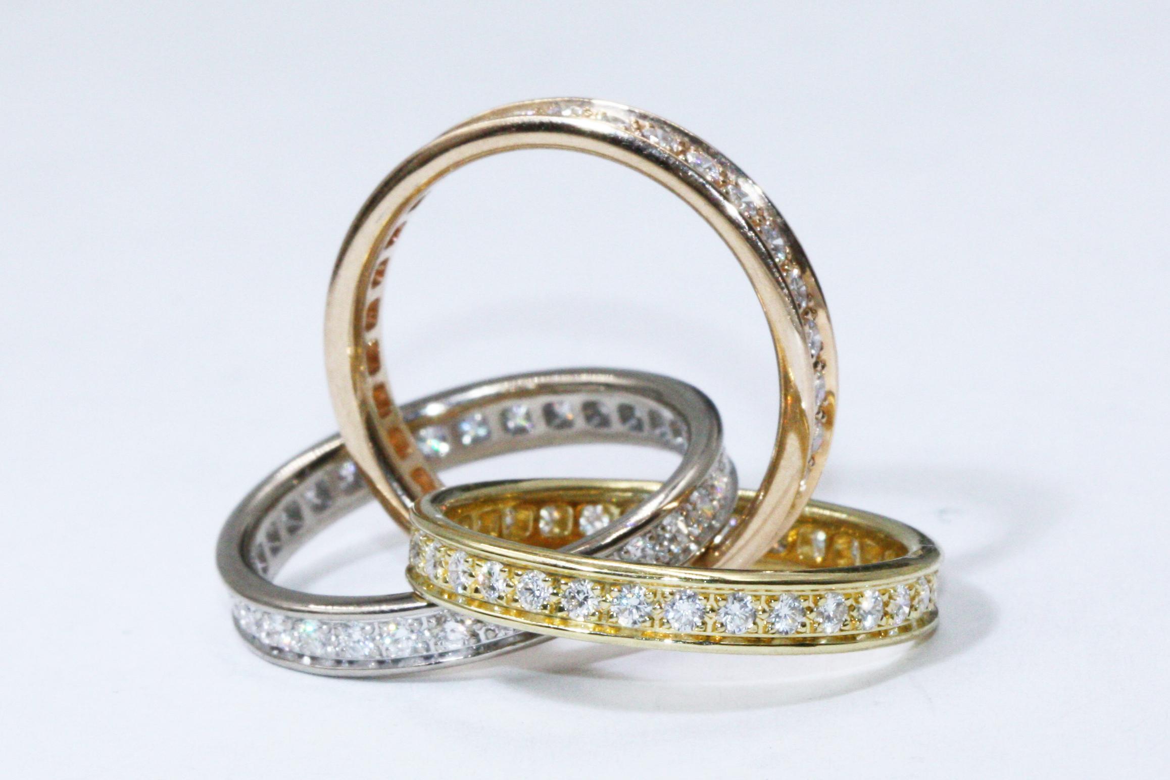 Cartier Trinity Diamond Ring For Sale 3