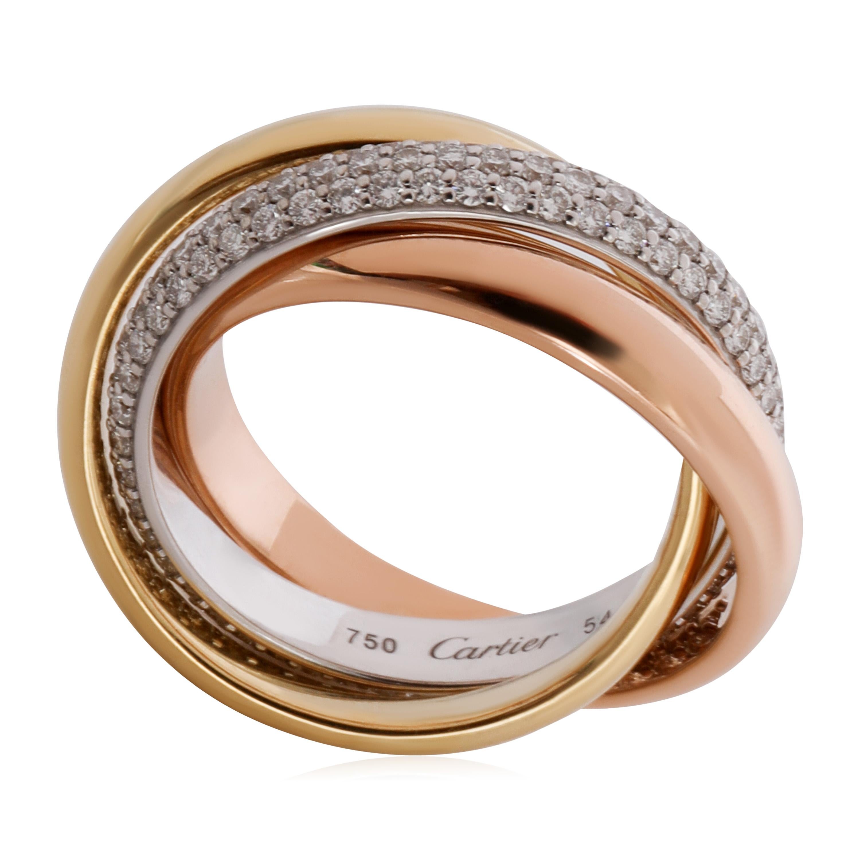 Cartier Trinity Diamond Ring in 18K 3 Tone Gold 0.99 CTW

PRIMARY DETAILS
SKU: 124374
Listing Title: Cartier Trinity Diamond Ring in 18K 3 Tone Gold 0.99 CTW
Condition Description: Retails for 13,100 USD. In excellent condition and recently