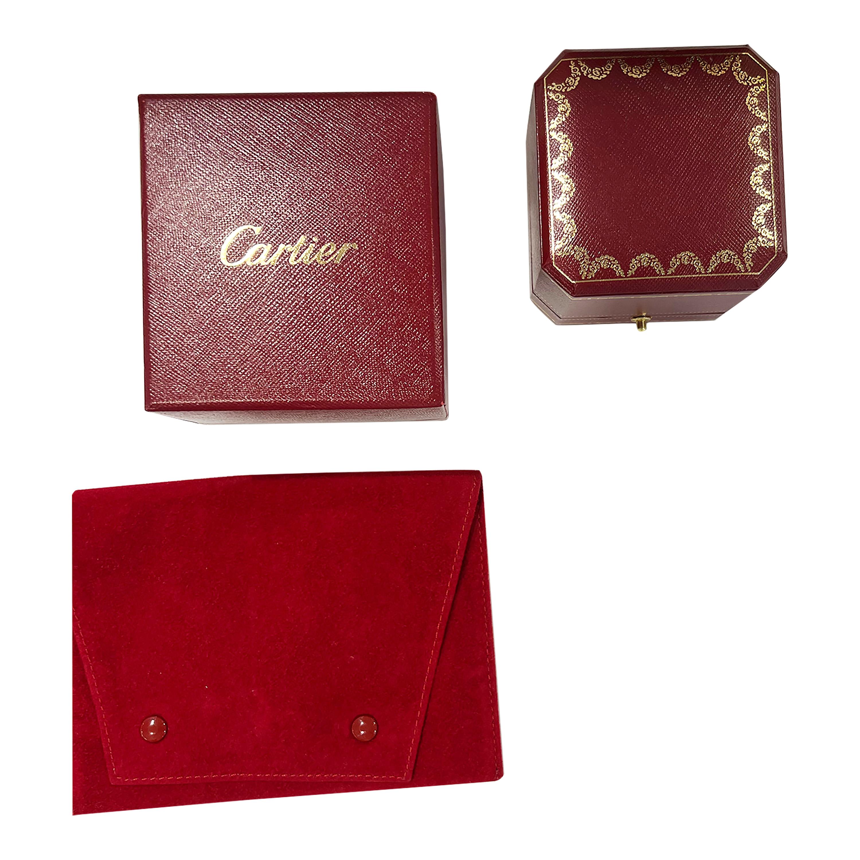 Cartier Trinity Diamond Ring en or 18 carats 3 tons 0,99 carat Unisexe en vente