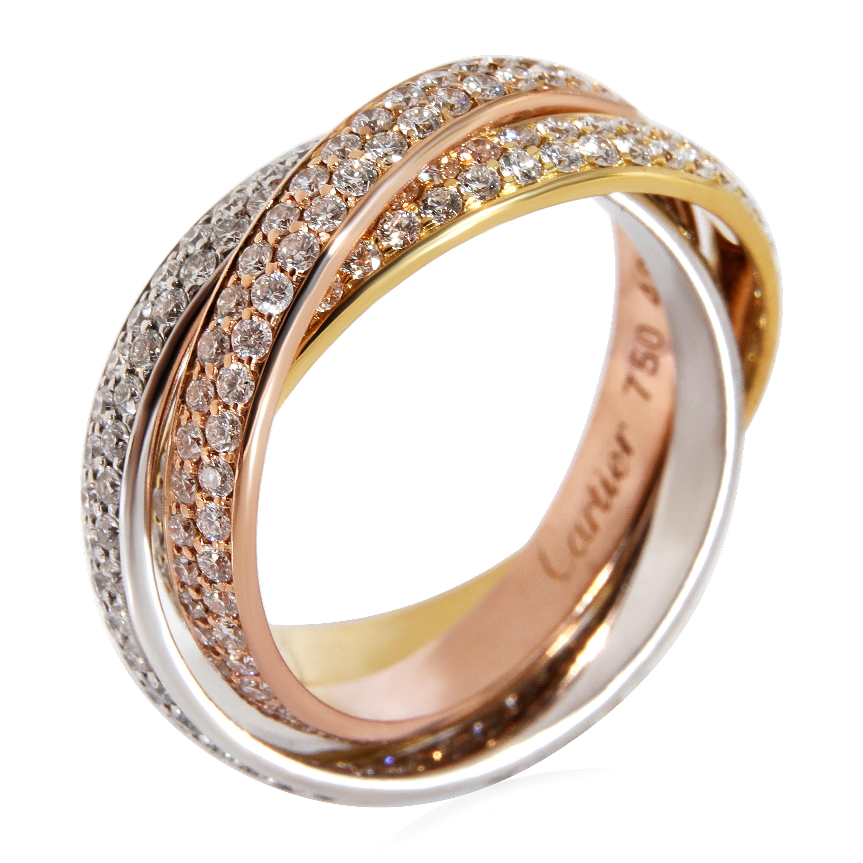 Cartier Trinity Diamantring aus 18k 3farbigem Gold 1,35 Karat

PRIMÄRE DETAILS
SKU: 121505
Auflistung Titel: Cartier Trinity Diamant Ring in 18k 3 Ton Gold 1,35 CTW
Condit Beschreibung: Verkauft für 18700 USD. In ausgezeichnetem Zustand und kürzlich