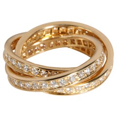 Cartier Trinity Diamond Ring in 18K Yellow Gold 1.5 CTW