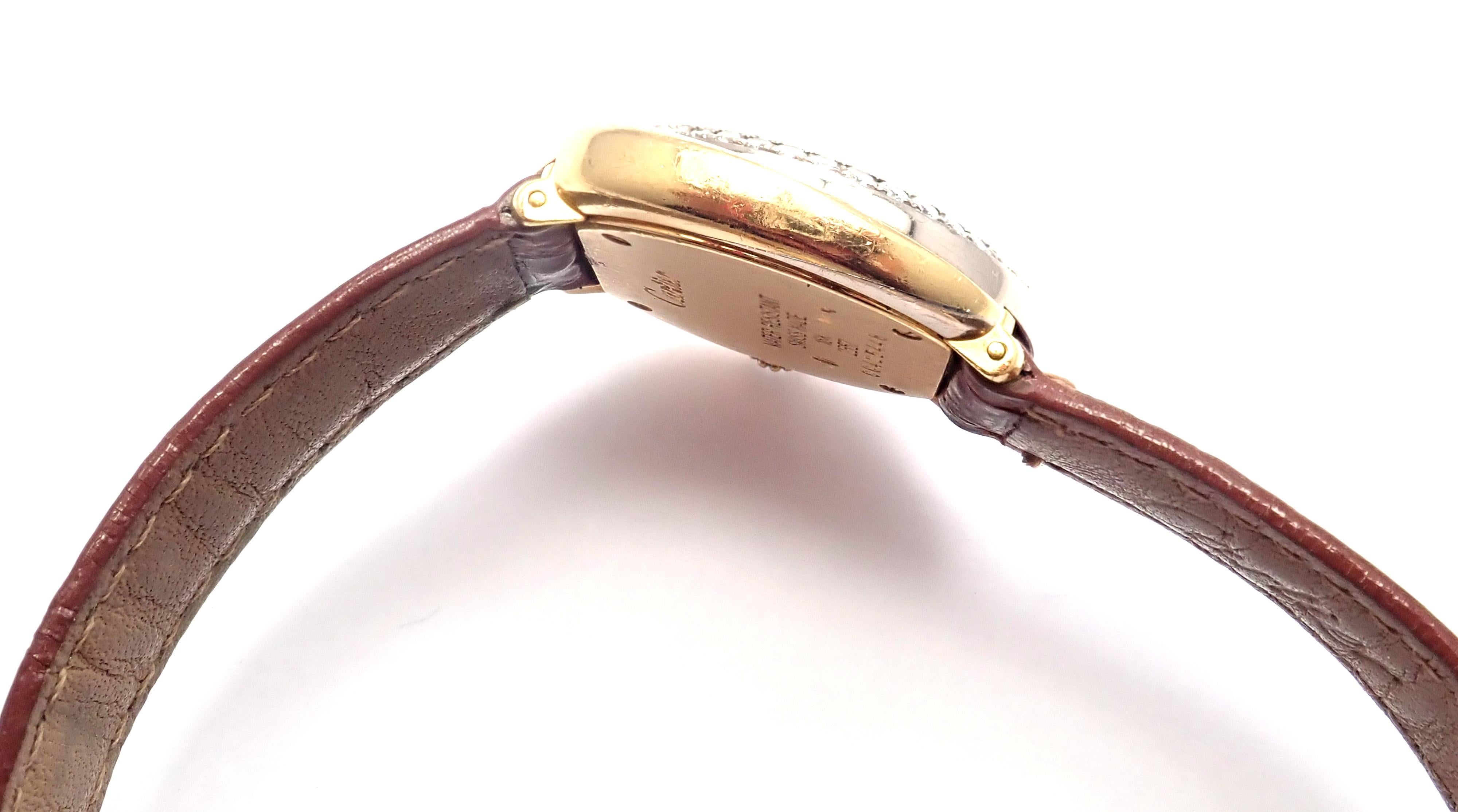 Women's or Men's Cartier Trinity Diamond Tri-Color Gold Watch