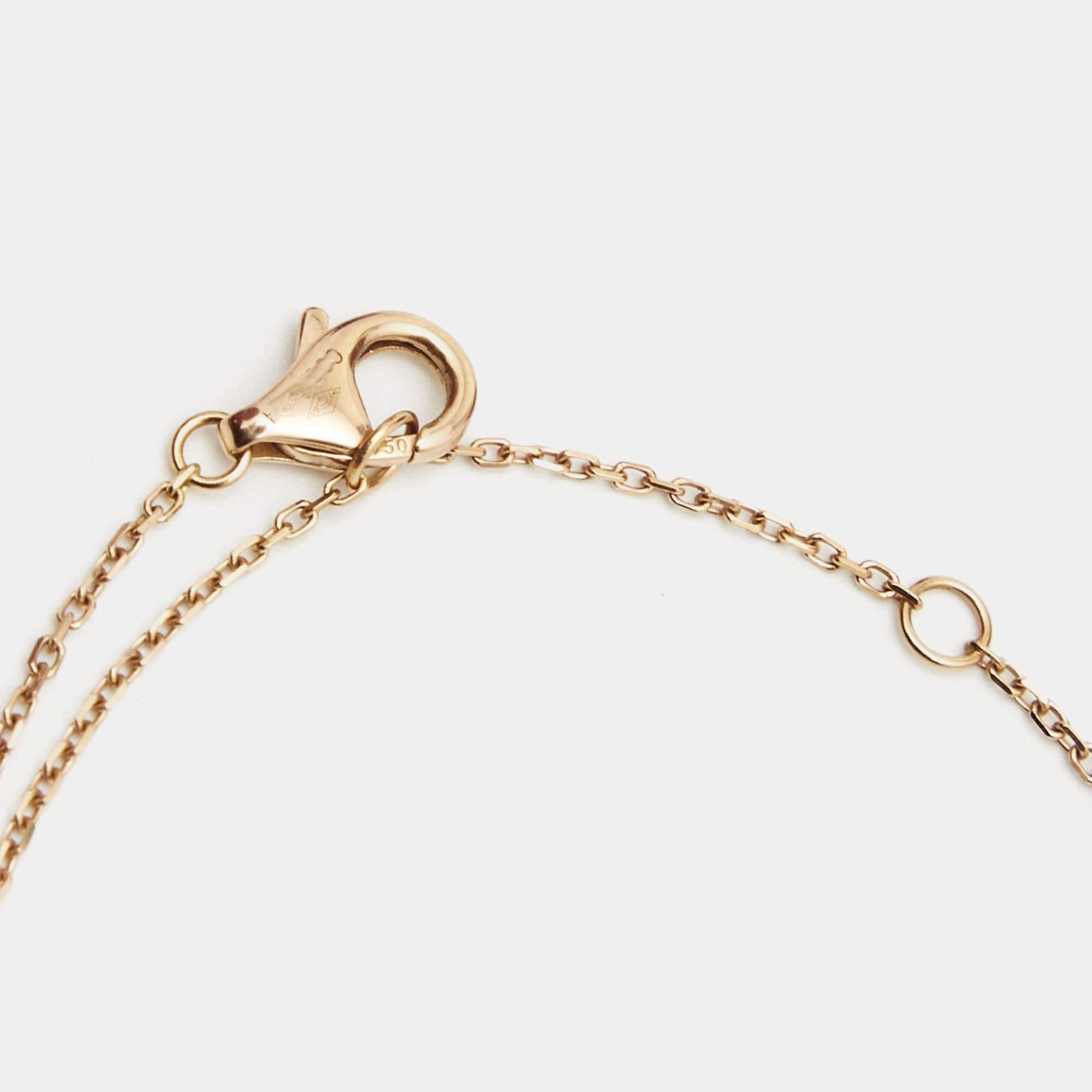 Cartier Trinity Diamonds 18k Three Tone Gold Bracelet 1