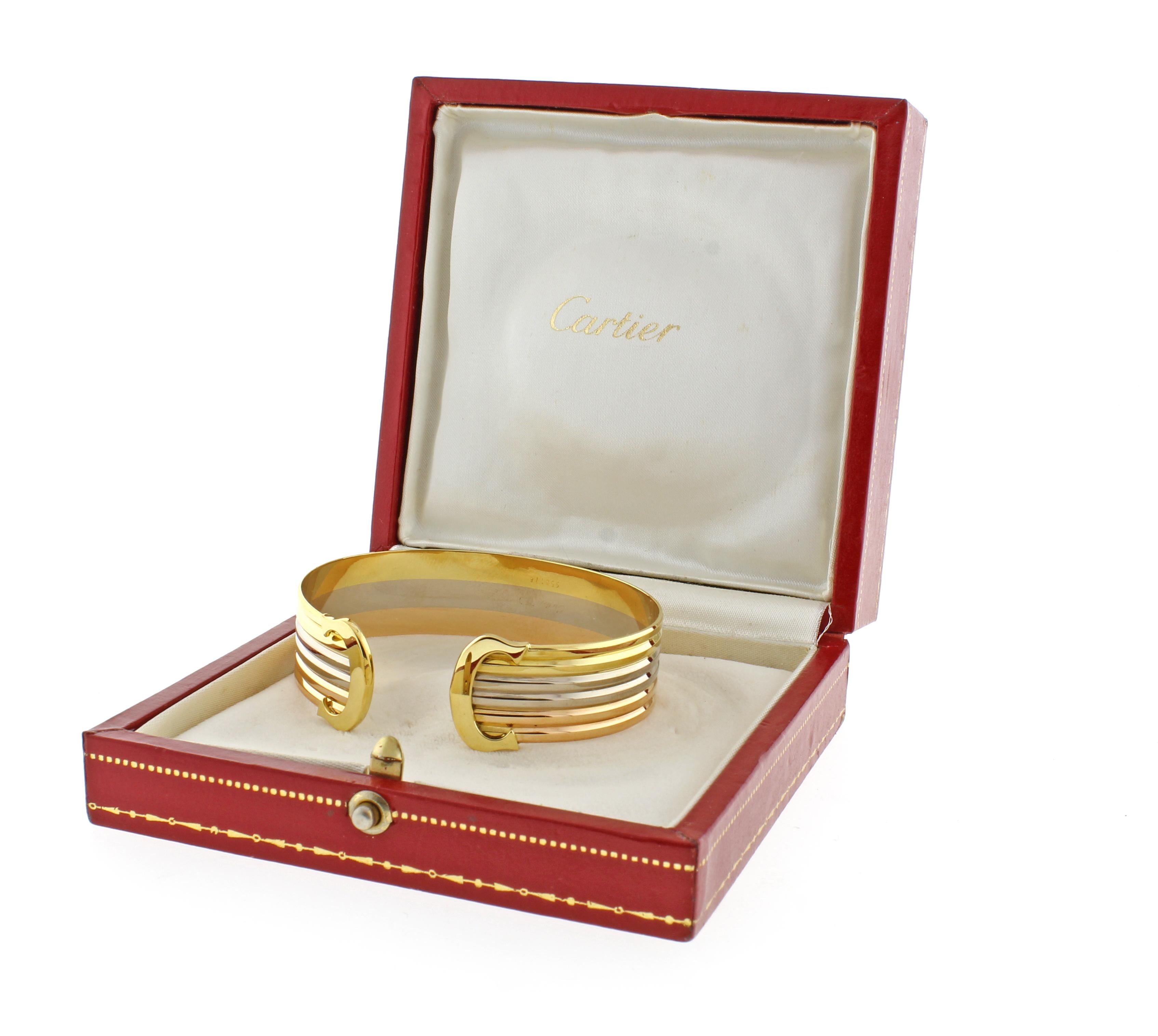 Cartier Trinity Double C de Cartier Bracelet In Good Condition In Bethesda, MD