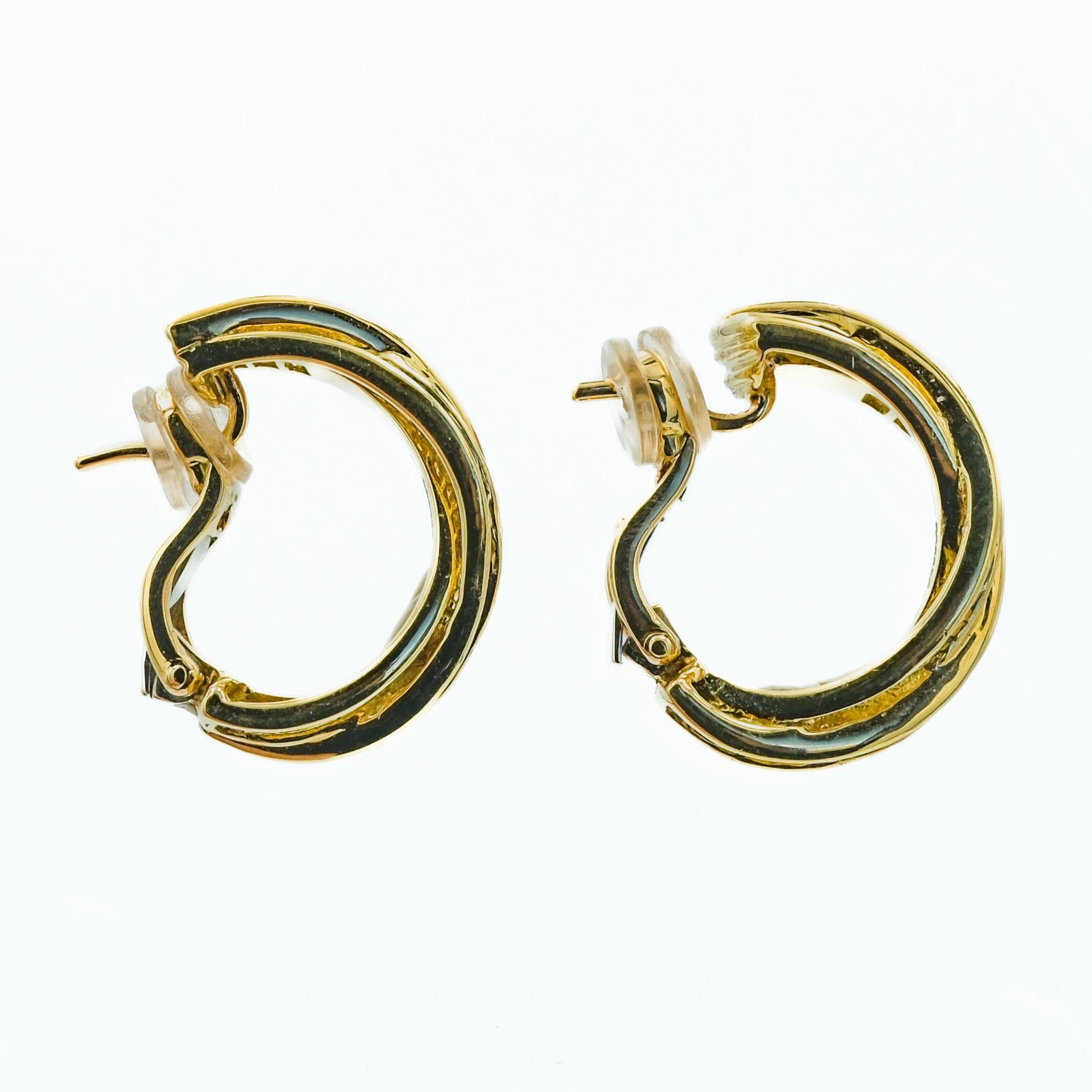 cartier trinity earrings with diamonds