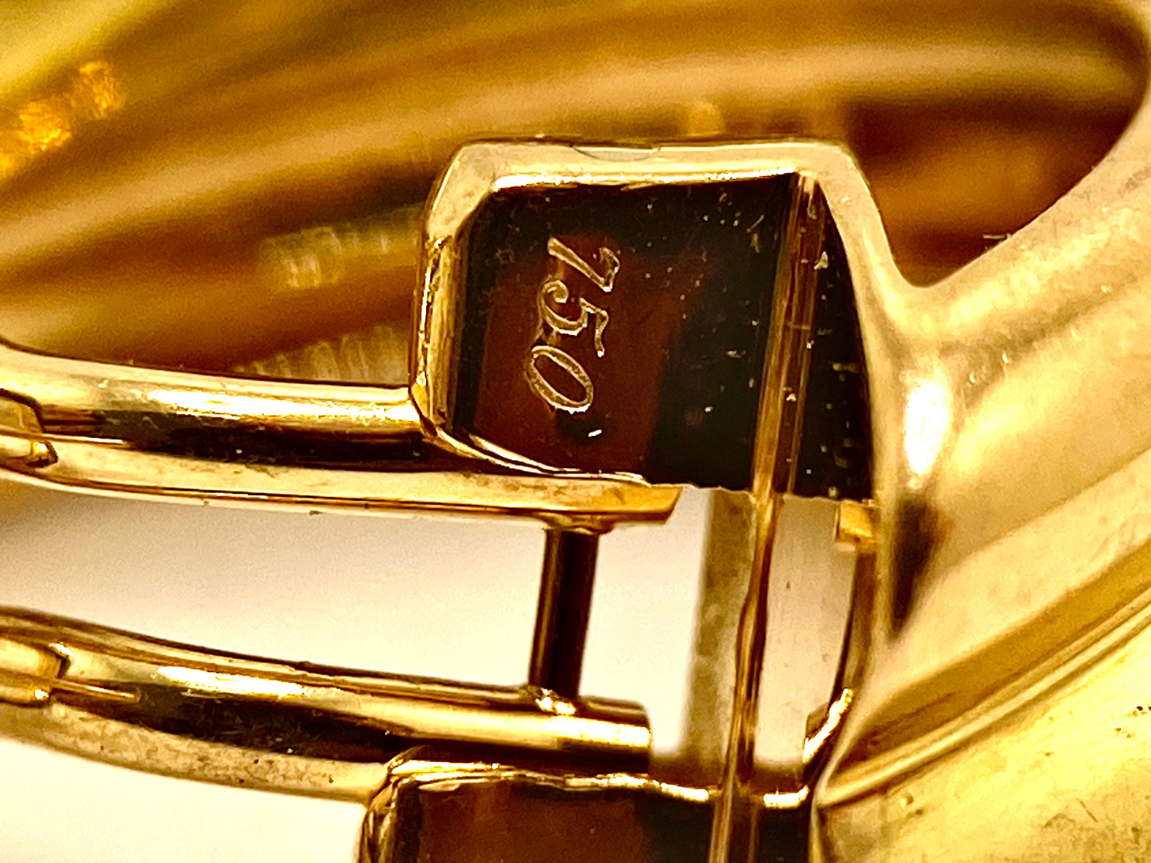 Boucles d'oreilles Trinité de Cartier en or jaune, blanc et rose 18 carats en vente 11