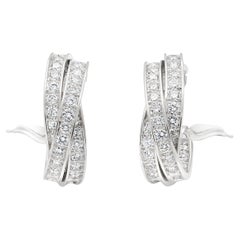 Cartier Trinity Earrings with Diamonds