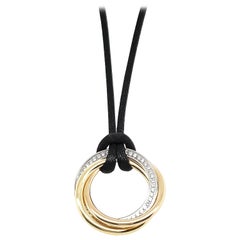 Cartier Trinity Gold Diamond Necklace