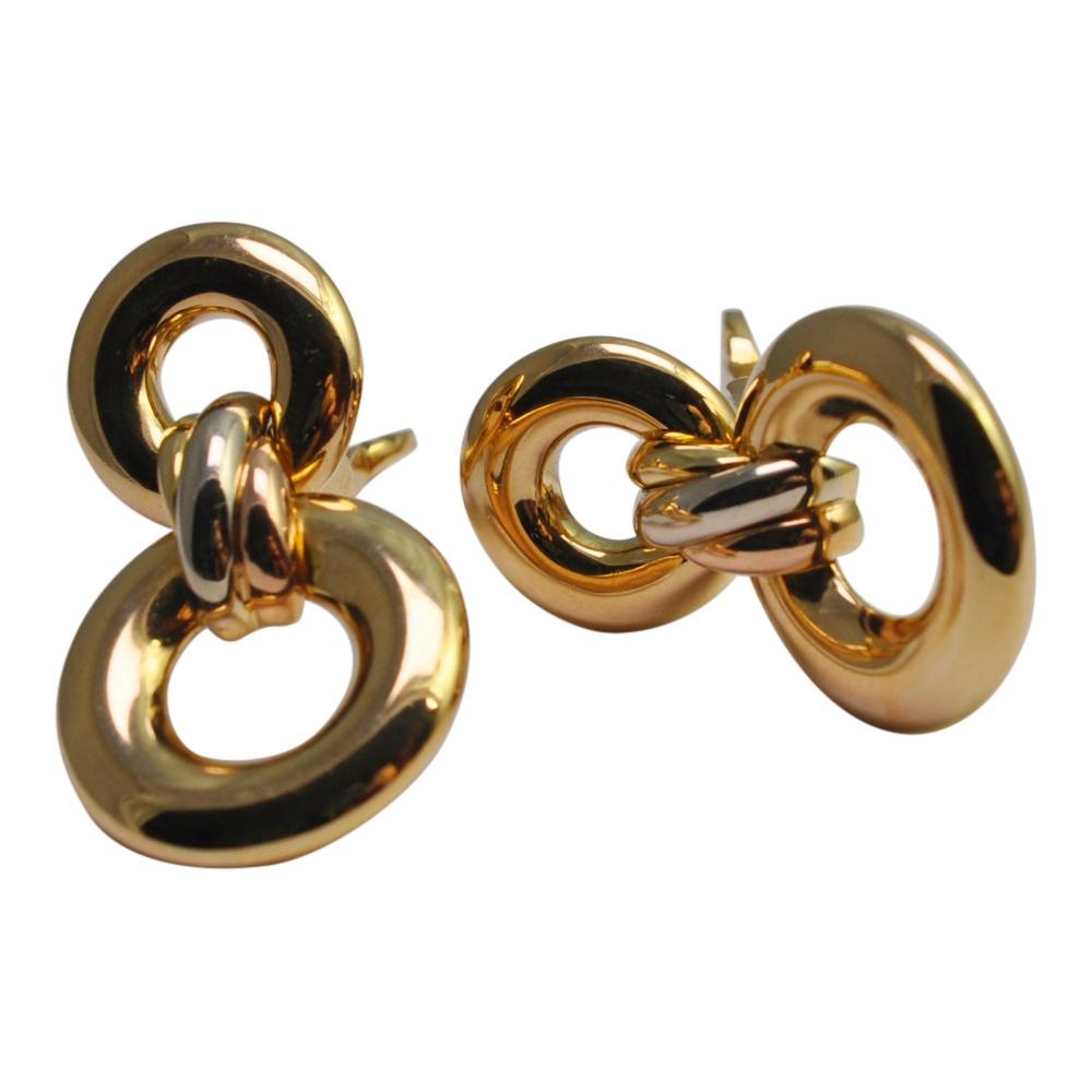 Women's Cartier Trinity Gold Earrings