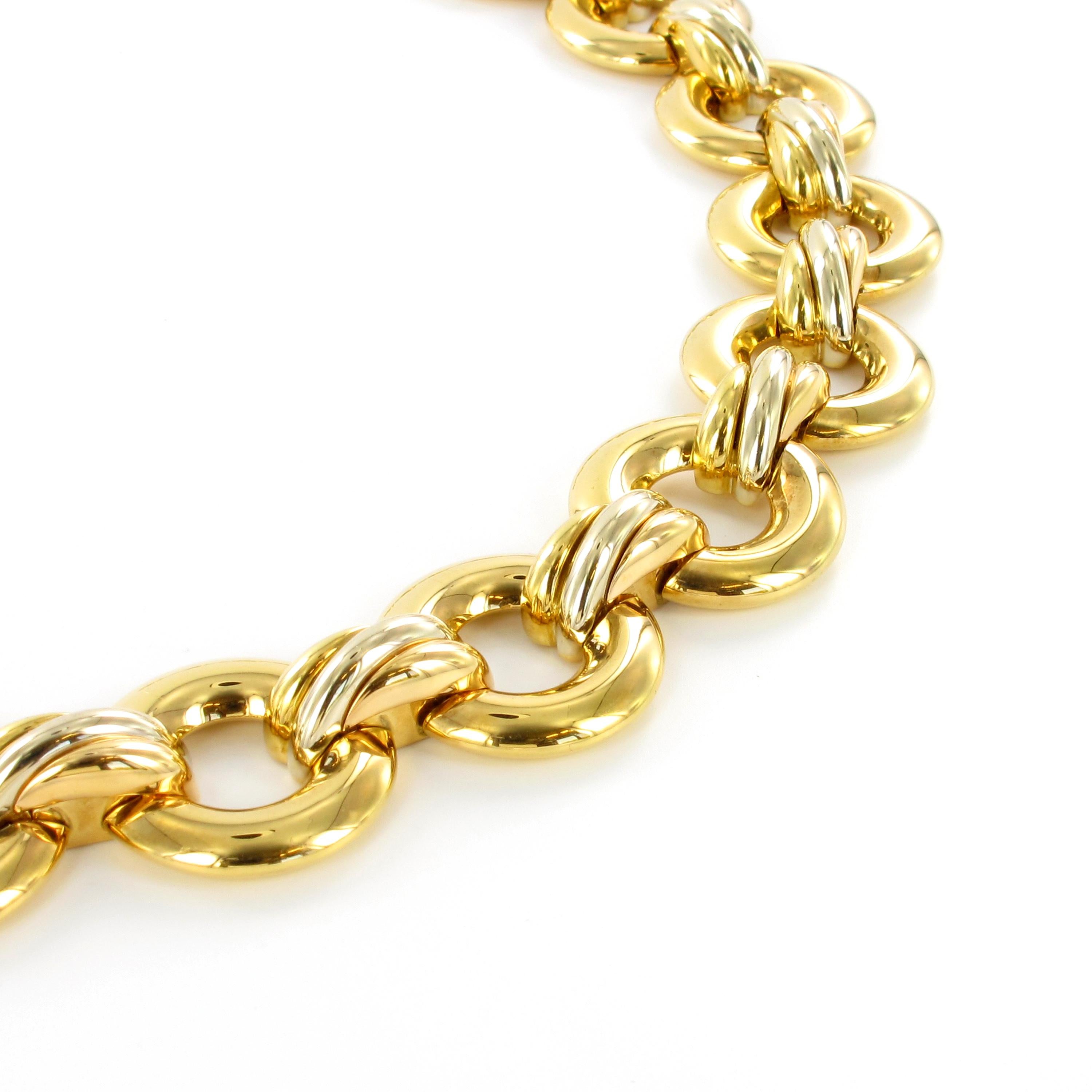 Cartier Trinity Gold Link Necklace 1