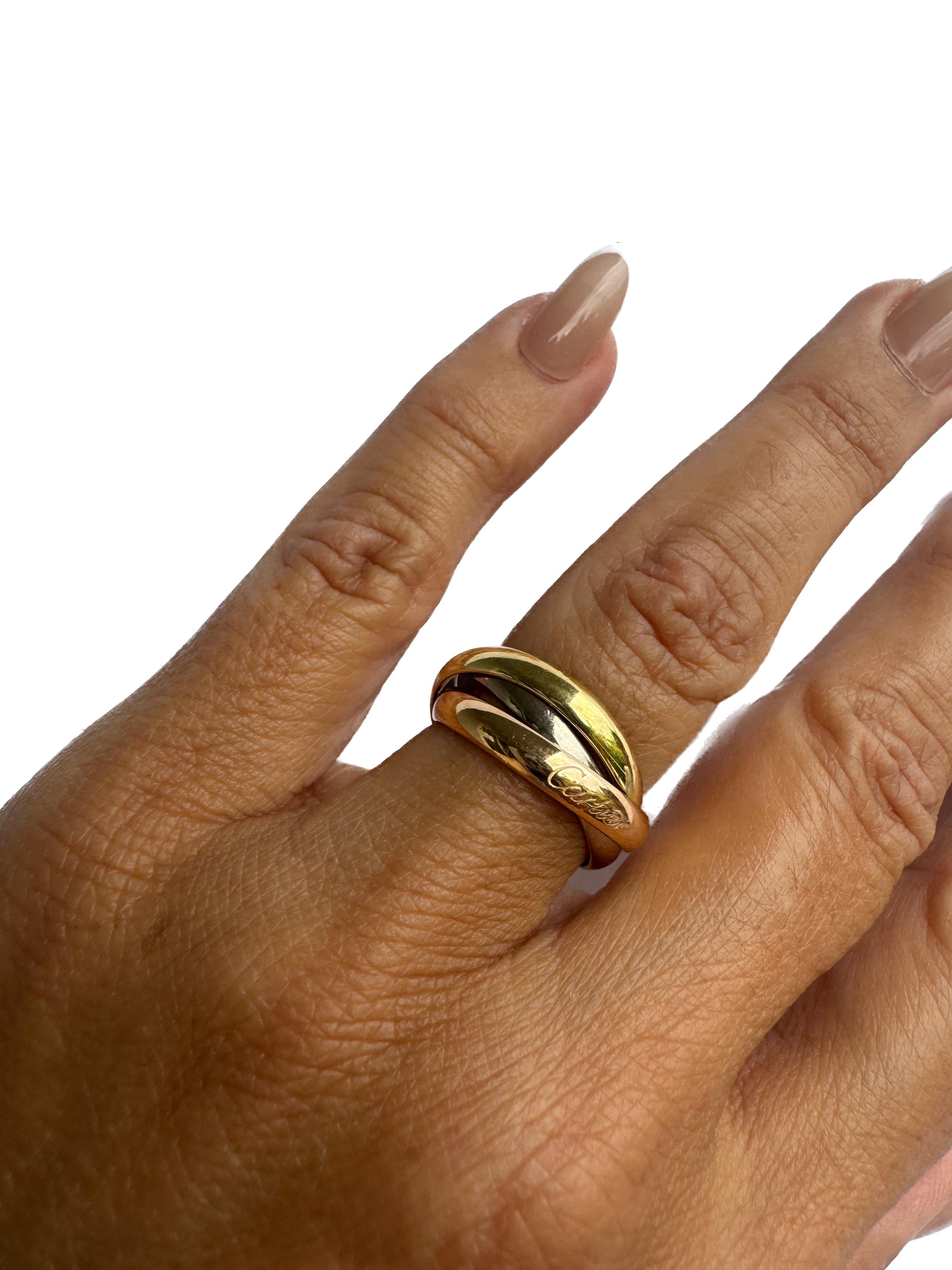 Cartier Trinity Gold Ring In Good Condition For Sale In Studio City, CA