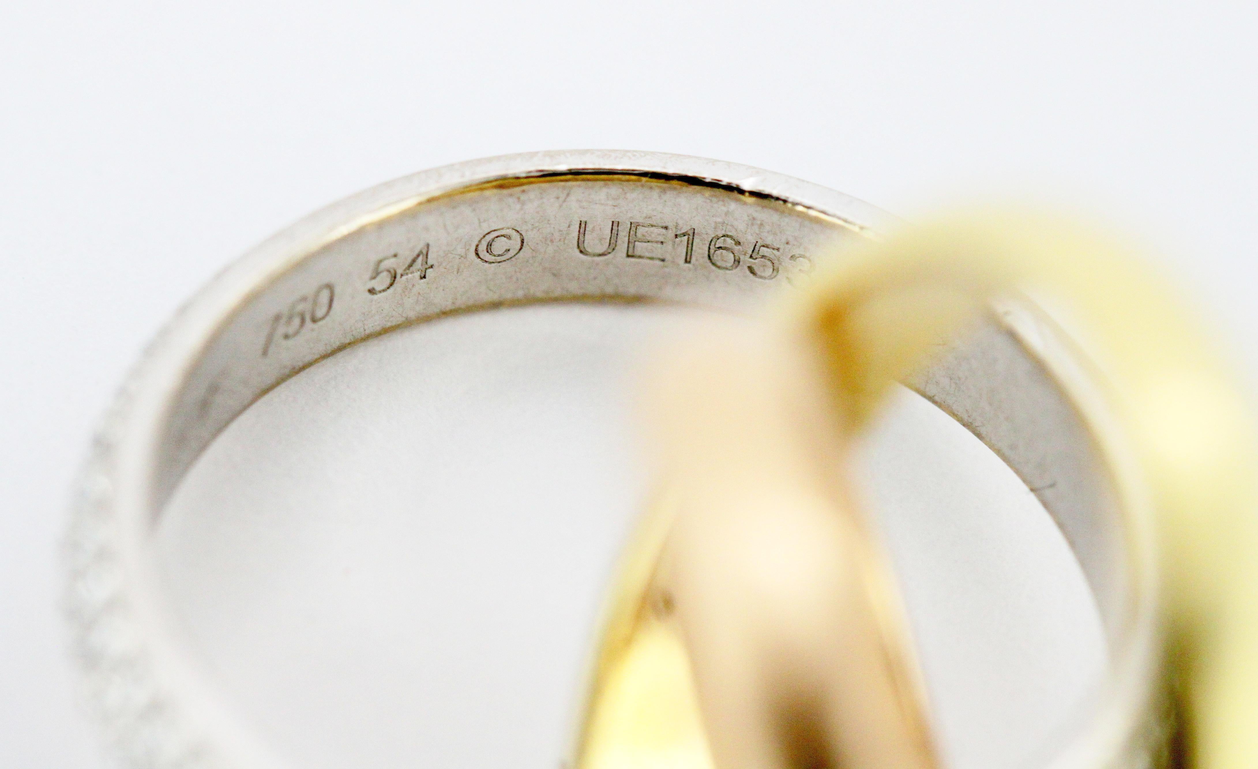 Cartier Trinity Gold Ring with Diamonds 5