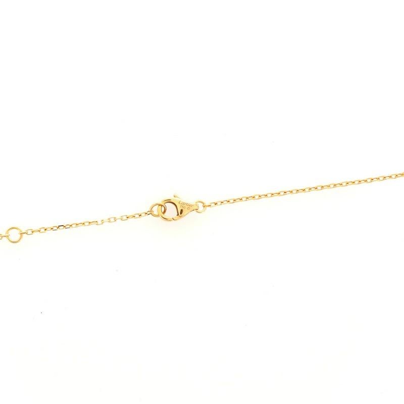 Women's Cartier Trinity Heart Pendant Necklace 18 Karat Tricolor Gold