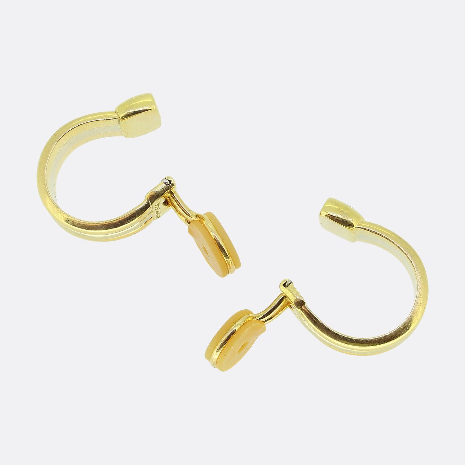 Cartier Trinity Hoop Diamond Earrings In Good Condition For Sale In London, GB