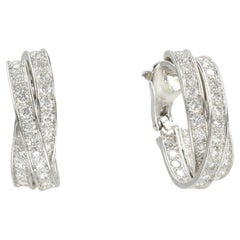 Cartier "Trinity" Inside Out Diamond Ear-clips French