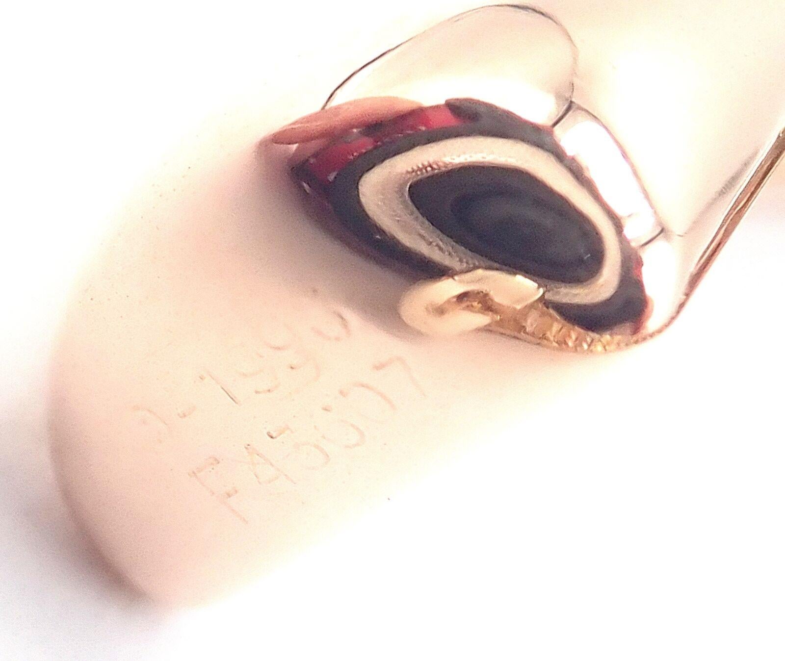 Cartier Trinity Multi Color Gold Cuff Bangle Bracelet In Excellent Condition In Holland, PA