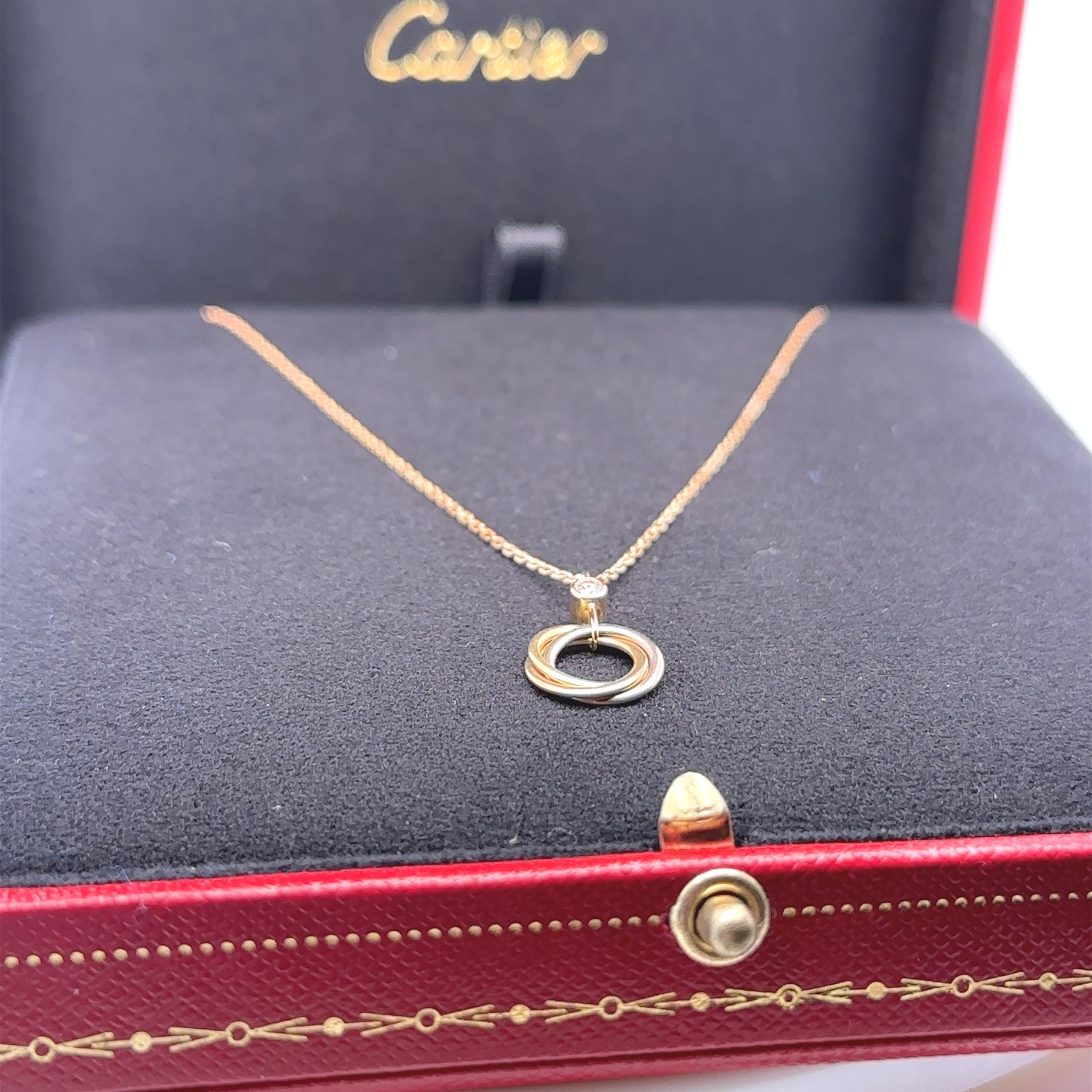 Cartier Trinity Necklace 0.04ct 3