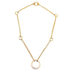 Cartier Trinity Necklace in Yellow Gold, White Gold and Pink Gold with Diamond