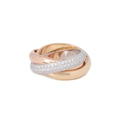 Cartier Trinity Pave Ring