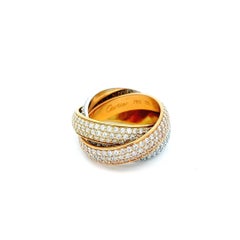 Cartier Trinity Pave Ring