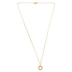 Cartier Trinity Pendant Necklace 18 Karat Tricolor Gold with Diamond