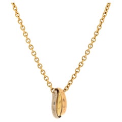 Cartier Trinity Pendant Necklace 18K Tricolor Gold