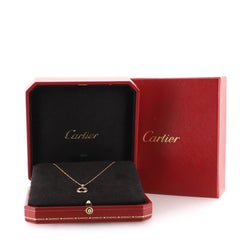 Cartier Trinity Pendant Necklace 18K Tricolor Gold with Diamond