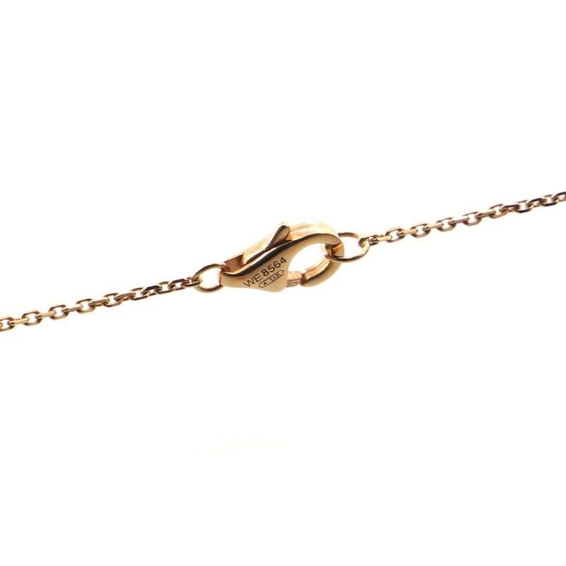 Cartier Trinity-Halskette mit Anhänger aus 18 Karat dreifarbigem Gold mit Diamanten im Angebot 2