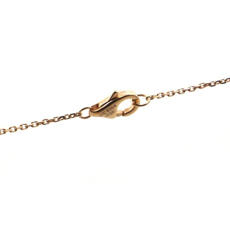Cartier Trinity Pendant Necklace 18K Tricolor Gold with Diamond In Good Condition For Sale In New York, NY