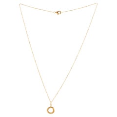 Cartier Trinity Pendant Necklace 18k Tricolor Gold with Diamond