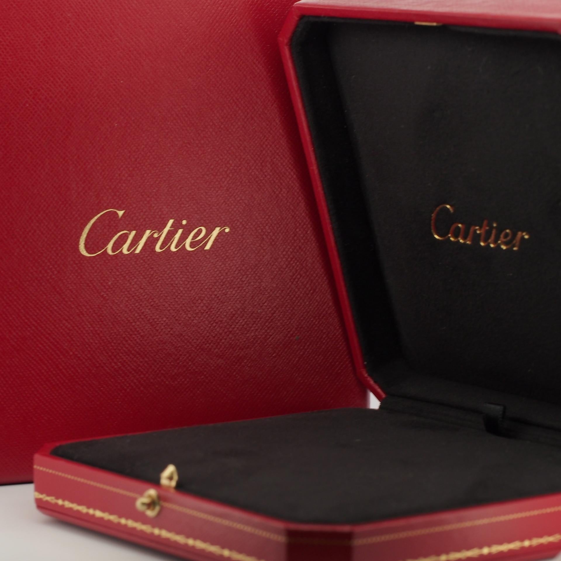 Cartier Trinity Pendant Necklace Tri Color Gold 7