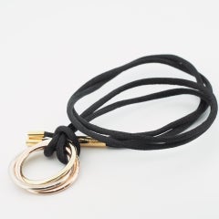 Cartier Trinity-Halskette mit dreifarbigem Gold-Anhänger