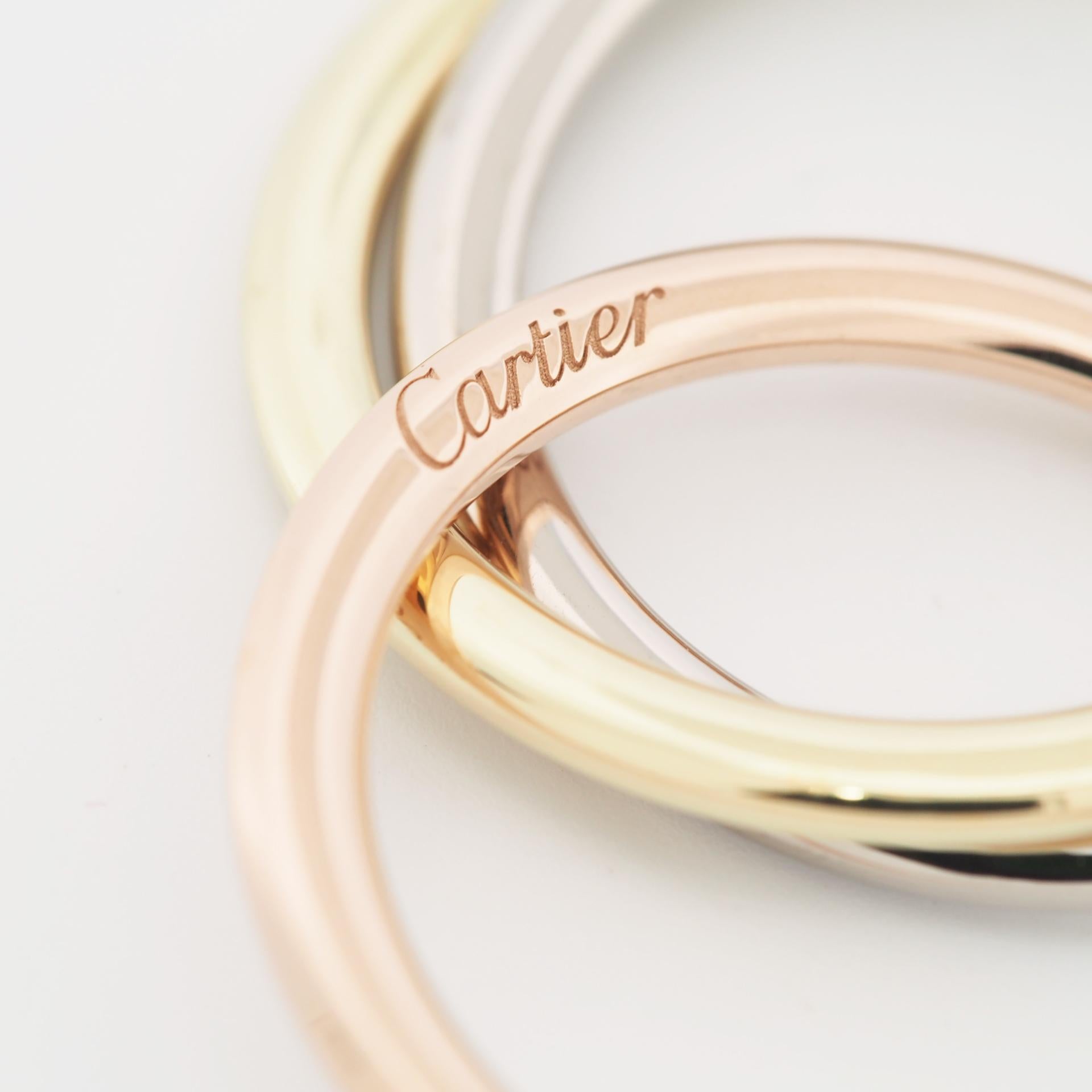 Cartier Trinity Pendant Necklace Tri Color Gold 1