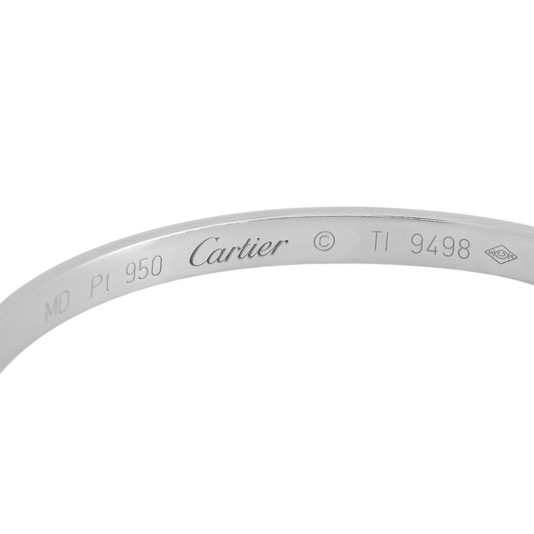 Cartier Trinity Bracelet in 18K White Gold/Ceramic