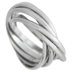 Cartier Trinity Platinum 6-Band Ring