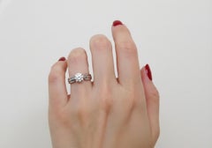Cartier Trinity Platinum Diamond Engagement Ring