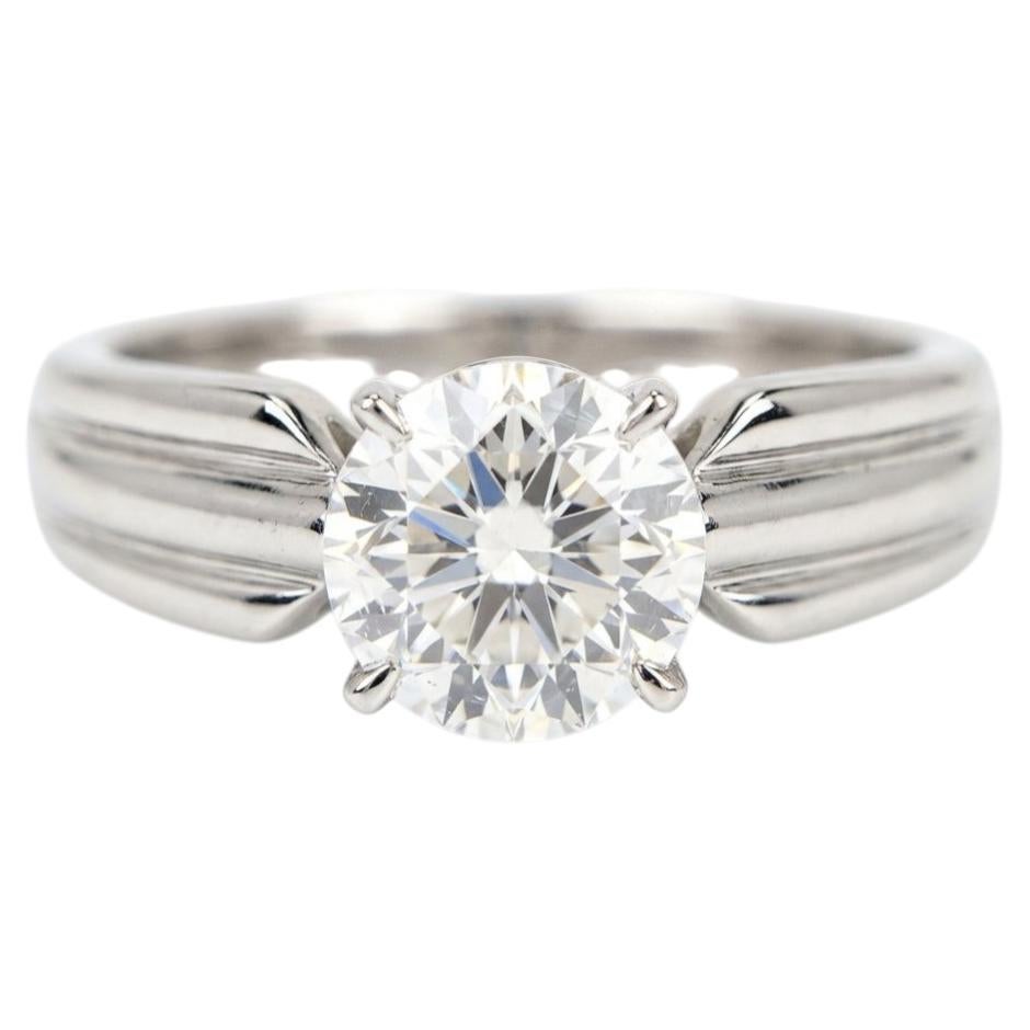 Cartier Trinity Platinum Diamond Engagement Ring