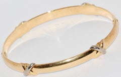 Cartier Trinity:: Pre Love Dreifarbiger Armreif:: Armband 18 Karat Gold