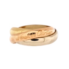 Cartier Trinity Ring 18K Tricolor Gold Medium