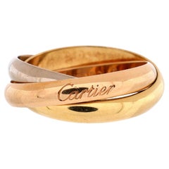 Cartier Trinity-Ring, 18 Karat Tricolor, Gold Medium