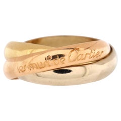 Cartier Trinity Ring 18K Tricolor Gold Medium