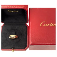 Anello Cartier Trinity, fasce da 2,7 mm in oro 18ct a 3 colori