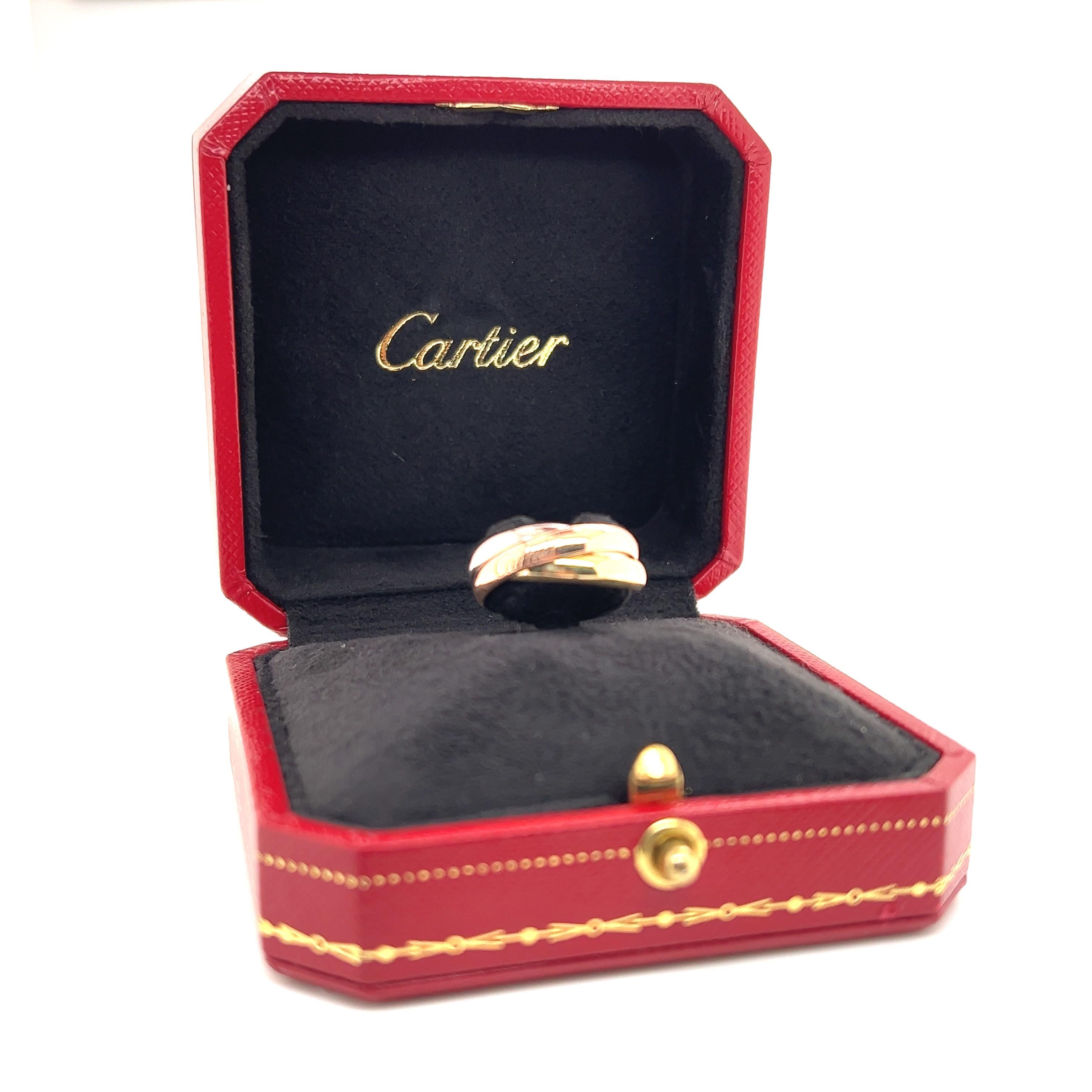 cartier tri ring