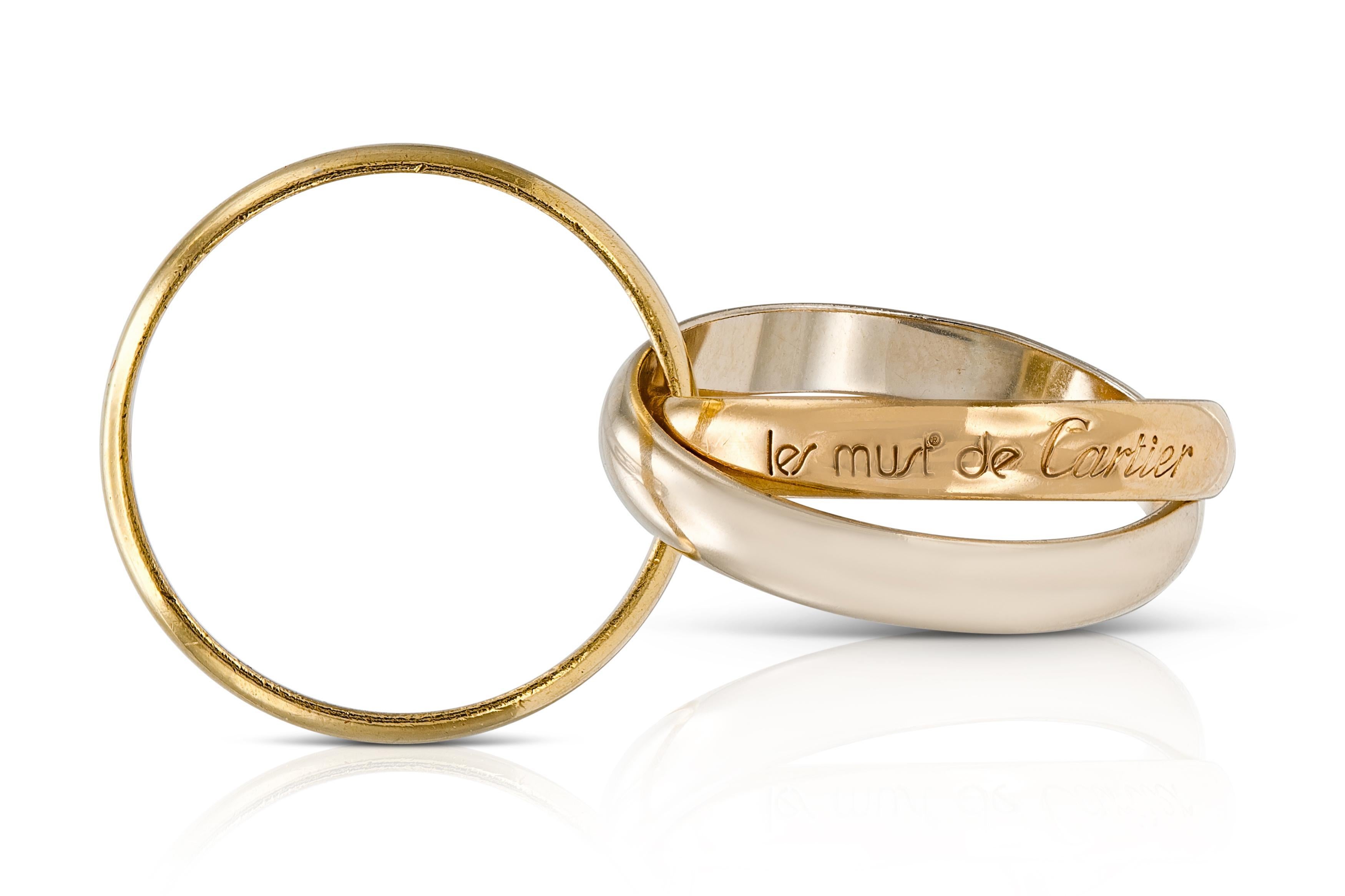 Cartier Trinity-Ring im Zustand „Gut“ im Angebot in New York, NY