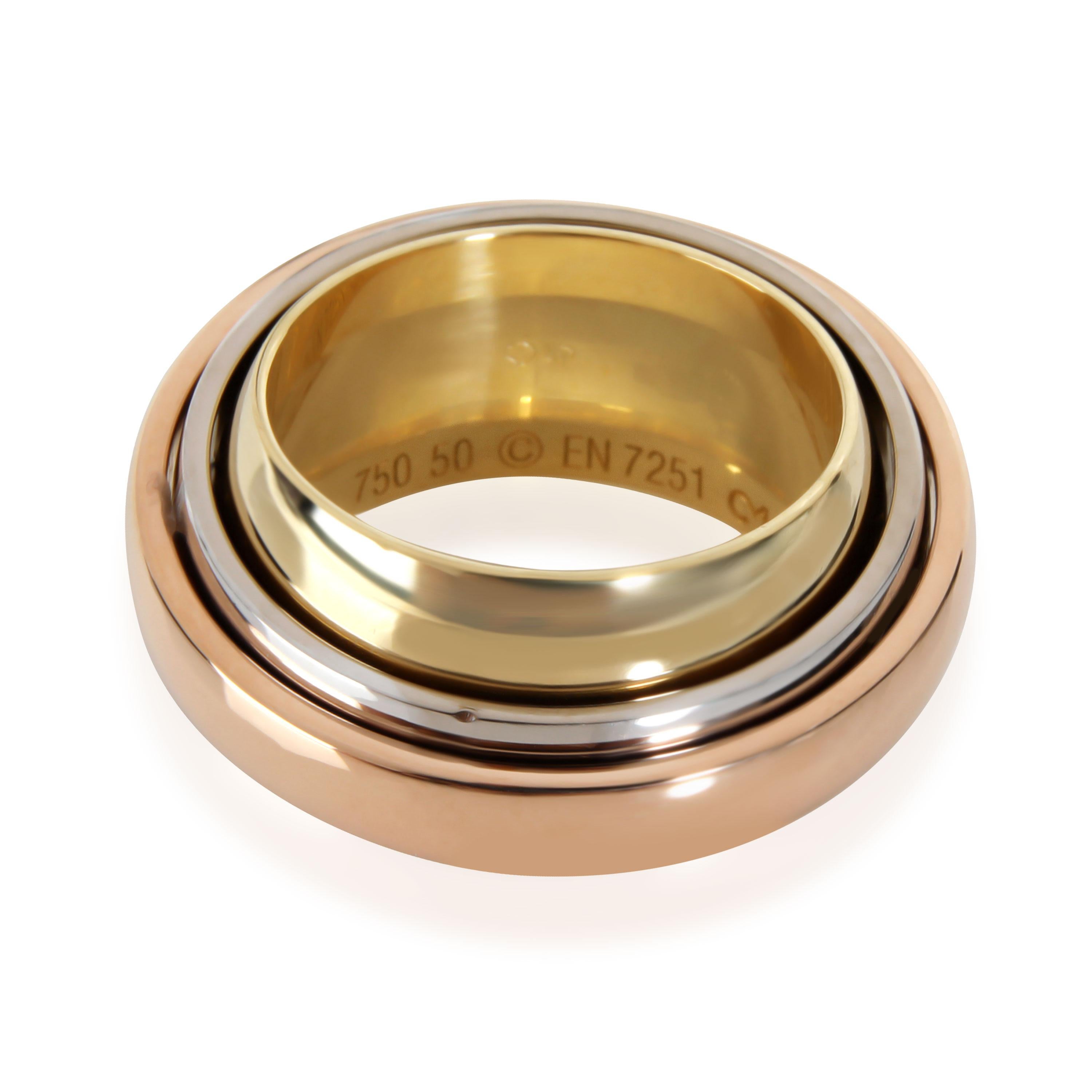 
Cartier Trinity Ring aus 18K 3-Ton-Gold

PRIMÄRE DETAILS
SKU: 112534
Auflistung Titel: Cartier Dreifaltigkeitsring in 18K 3-Ton-Gold
Beschreibung des Zustands: Verkauft für 3.000 USD. In ausgezeichnetem Zustand und kürzlich poliert. Die Ringgröße