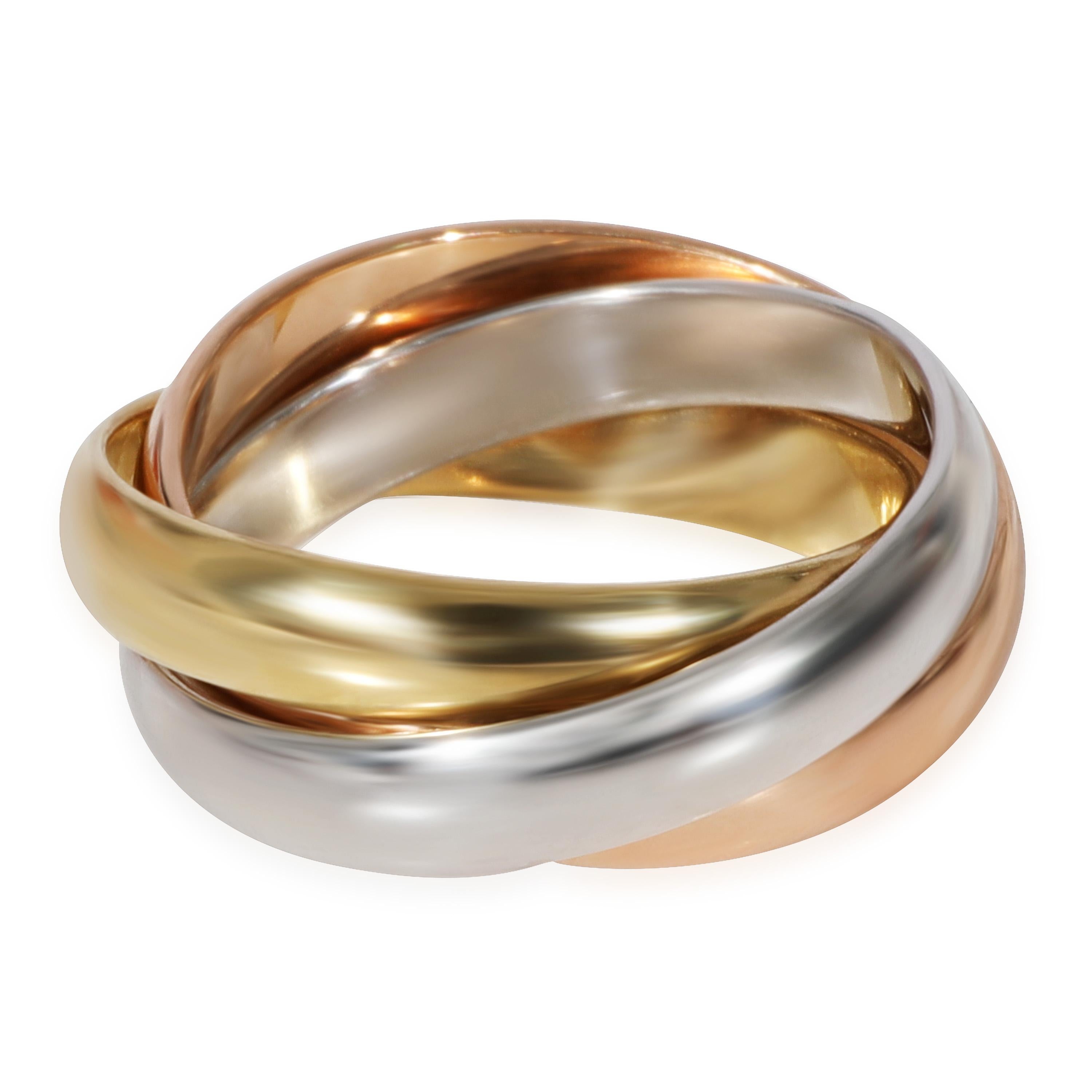 Cartier Dreifaltigkeit  Ring aus 18k 3-Ton Gold

PRIMÄRE DETAILS
SKU: 125164
Titel der Auflistung: Cartier Dreifaltigkeit  Ring aus 18k 3-Ton Gold
Bedingung Beschreibung: Verkauft für 1420 USD. In ausgezeichnetem Zustand und kürzlich poliert. Die