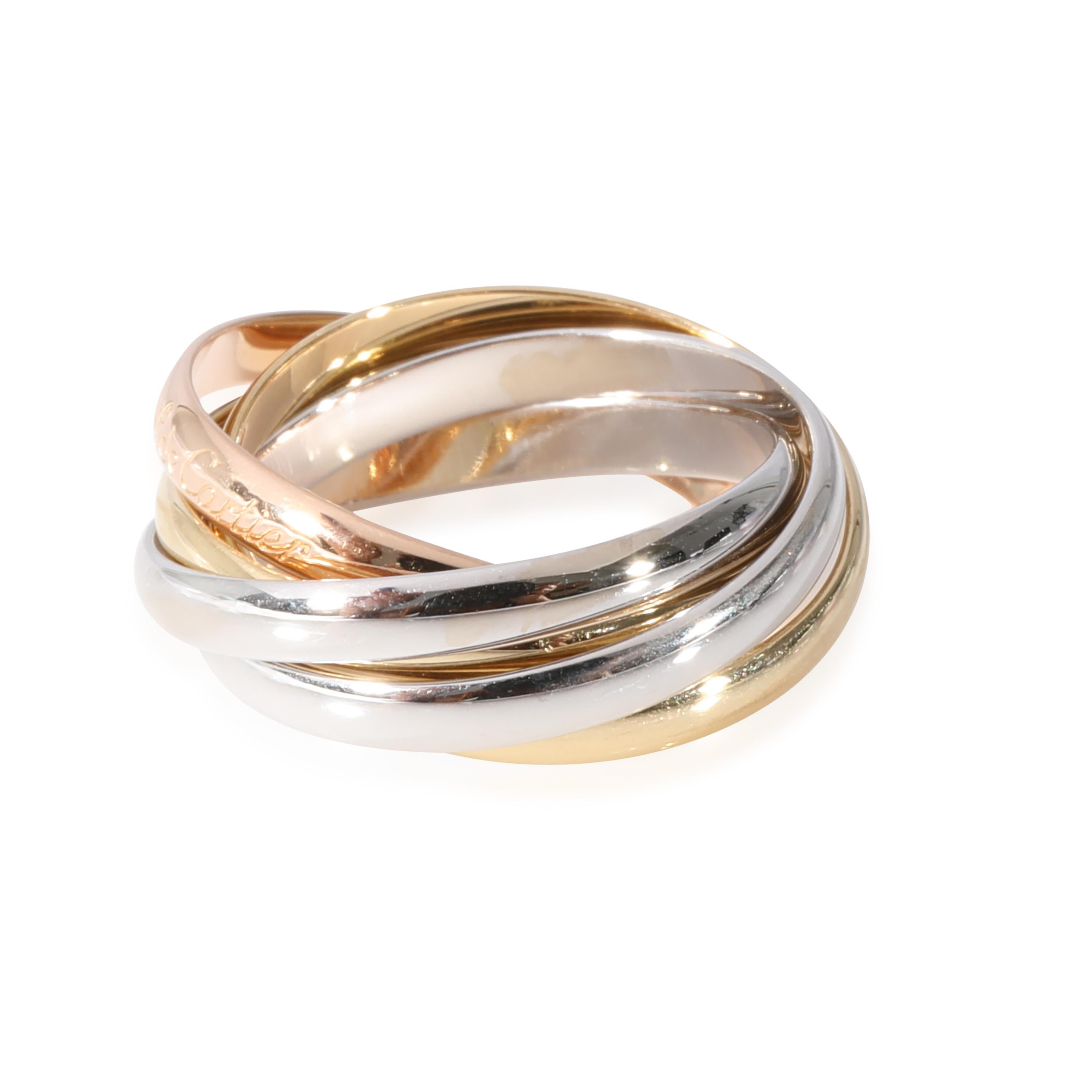 Cartier Trinity-Ring aus 18 Karat 3farbigem Gold im Zustand „Hervorragend“ in New York, NY