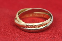 Cartier Trinity Ring in 18K Rose, Yellow and White Gold